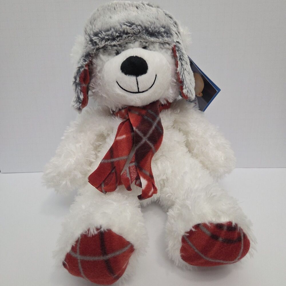 Money For Charity St Judes Gentle Treasures Quincy Polar Bear Ski Hat Plush